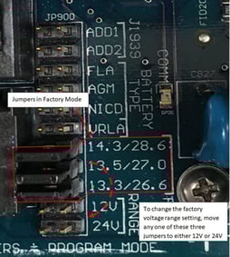Voltage Range Jumpers