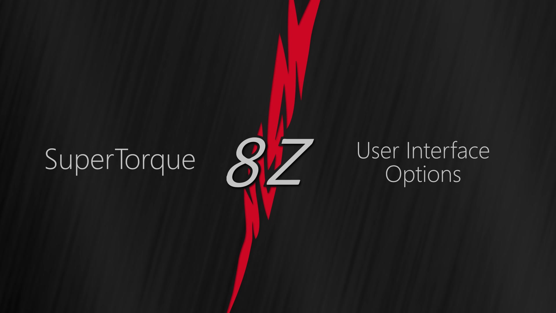 SuperTorque 8Z UI Options Title